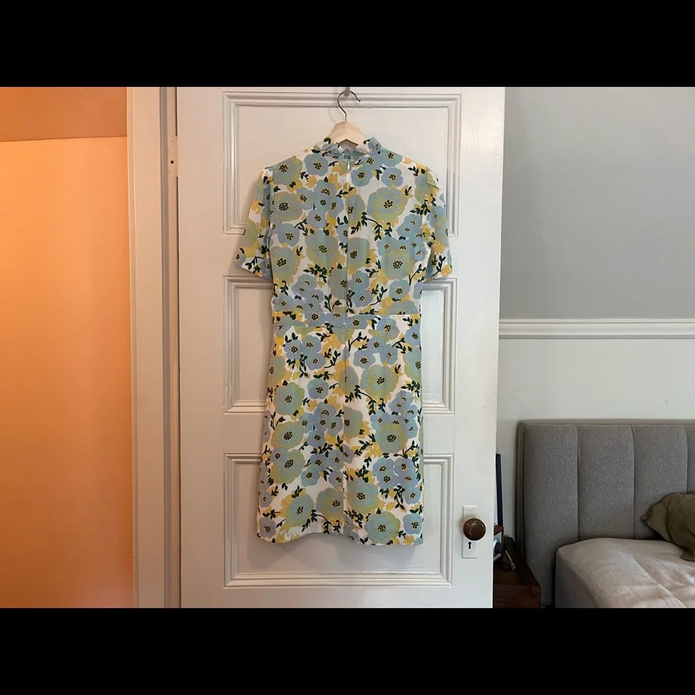 Sandro Rikka floral dress size 38 like new - Picture 4 of 7